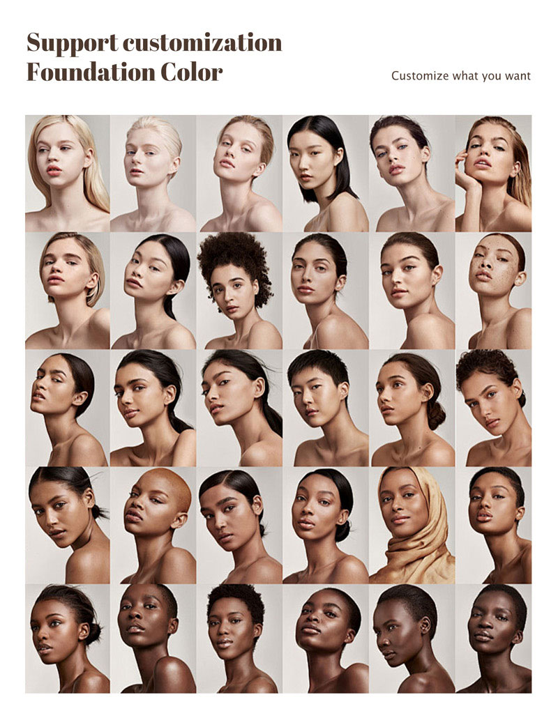 图片[4]-Custom Face Oil Control Loose Powder Vegan Waterproof Spf Cosmetics Private Label Pink Makeup Loose Setting Powder