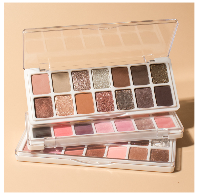 14 Colors Luxurious Eyeshadow Palette with Matte Pearlescent Metallic Finishes High Rich Pigmented Eye Makeup-Hengya Group | Taya (Guangdong) Biotechnology Co., Ltd.