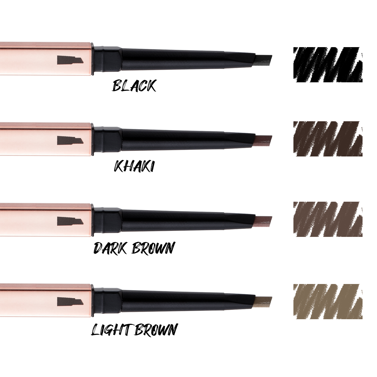 图片[12]-Gold Eyebrow Pencils Slim Waterproof Private Label Eyebrow Pencil Waterproof Thin Eye Brow Pencil Private Label Custom