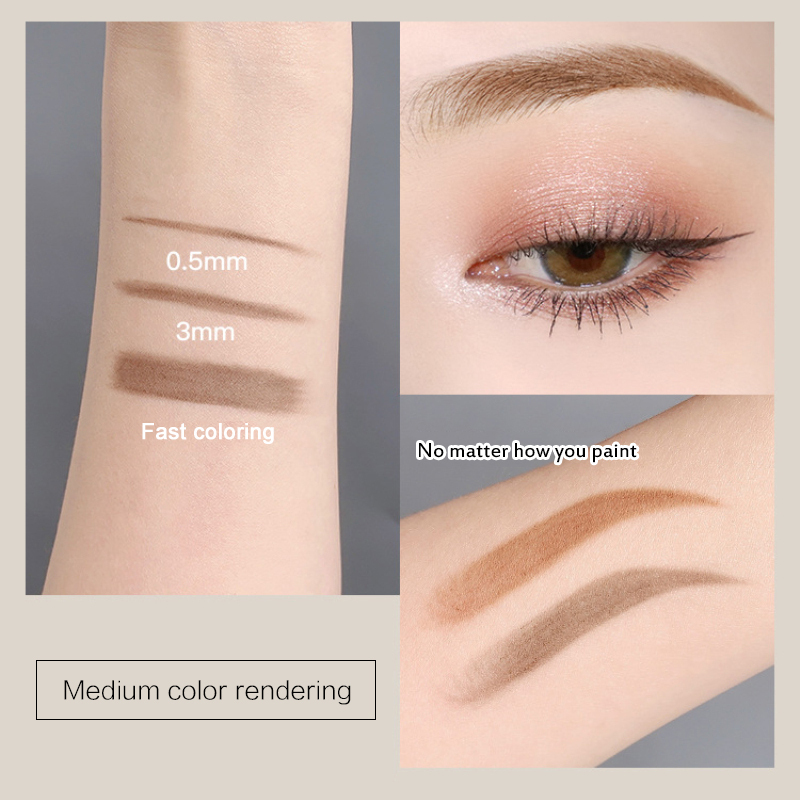 图片[4]-Gold Eyebrow Pencils Slim Waterproof Private Label Eyebrow Pencil Waterproof Thin Eye Brow Pencil Private Label Custom
