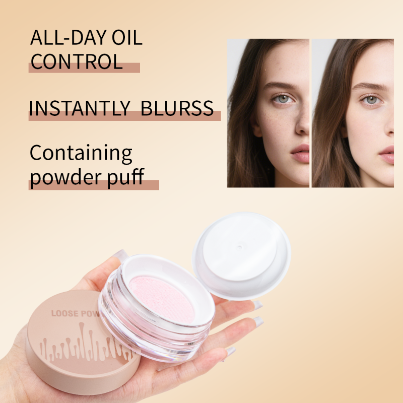 Women's Long-Lasting Waterproof Powder Oil Control Concealer Dry Wet Dual-Use Moisturizing Makeup Setting Loose Powder-Hengya Group | Taya (Guangdong) Biotechnology Co., Ltd.