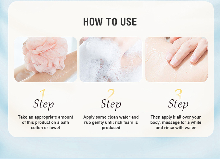 图片[9]-Customizable Milk Shower Gel Goat Milk Shower Gel Home Moisturizing Hydrating Fragrance Shower Gel Body Care