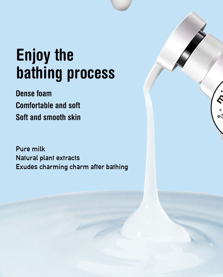 图片[8]-Customizable Milk Shower Gel Goat Milk Shower Gel Home Moisturizing Hydrating Fragrance Shower Gel Body Care