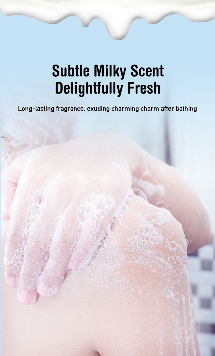 图片[6]-Customizable Milk Shower Gel Goat Milk Shower Gel Home Moisturizing Hydrating Fragrance Shower Gel Body Care