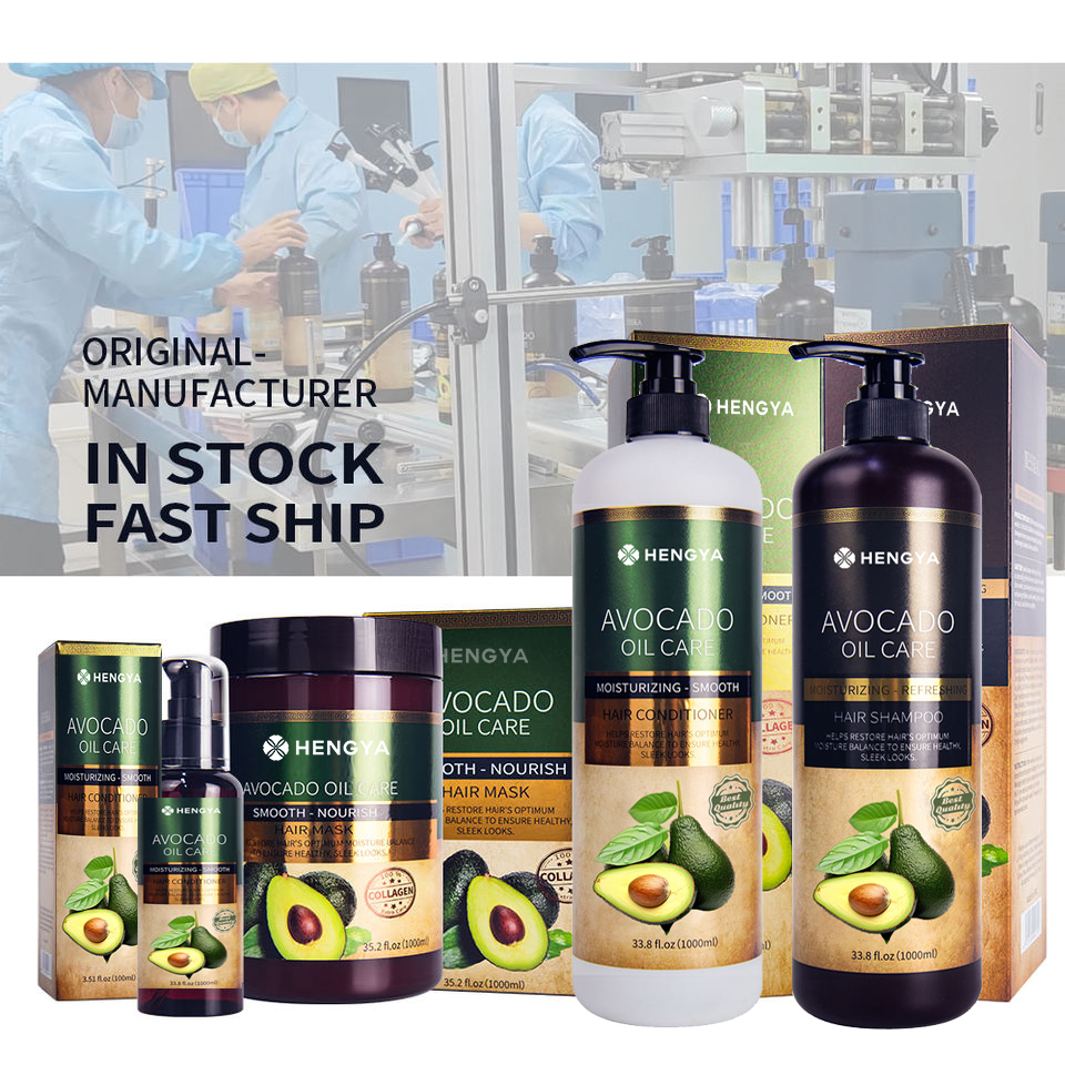 图片[3]-Hair Care Nourishing Natural Organic Avocado Oil Shampoo and Conditioner Set OEM ODM Private Label Manufacturer Custom Logo Formula for Dry Damaged and Frizzy Hair Salon and Wholesale