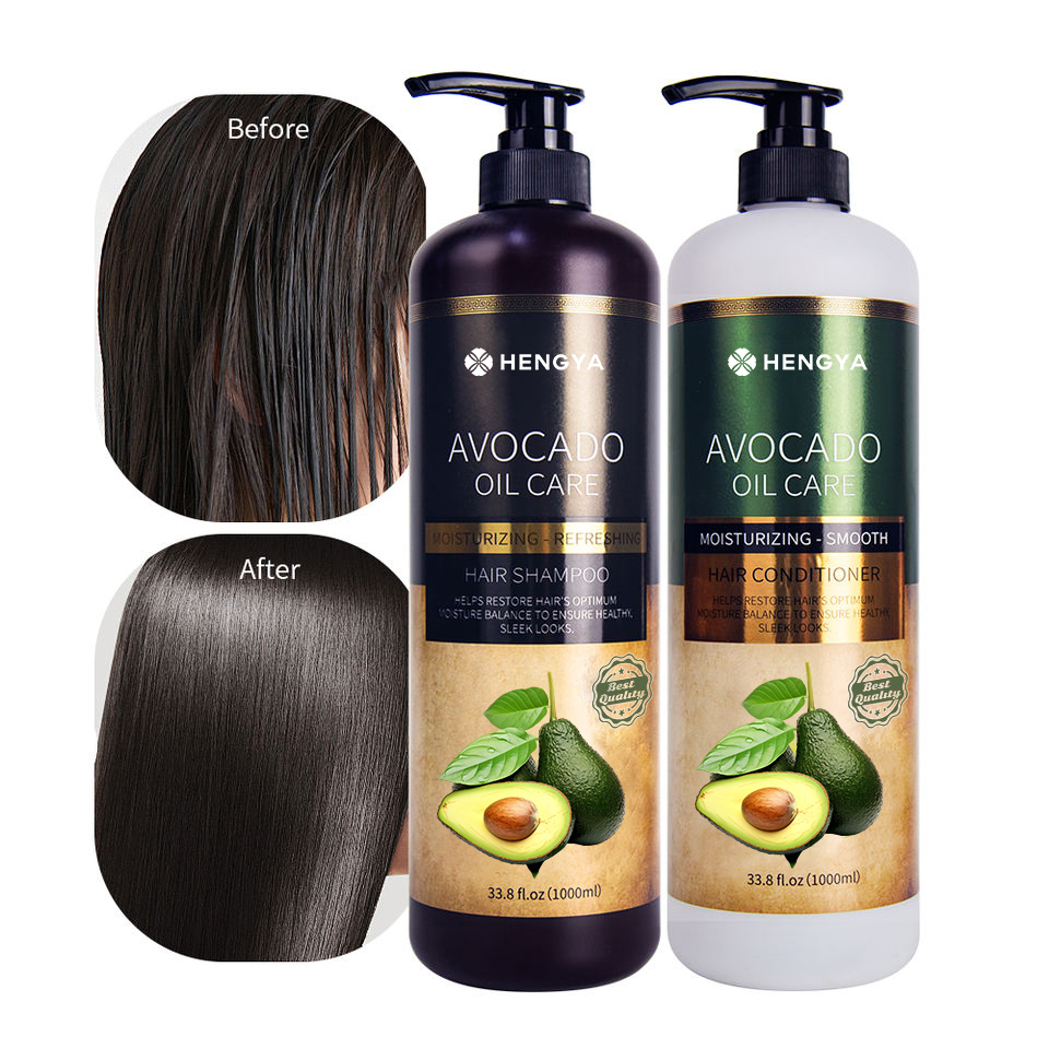 图片[2]-Hair Care Nourishing Natural Organic Avocado Oil Shampoo and Conditioner Set OEM ODM Private Label Manufacturer Custom Logo Formula for Dry Damaged and Frizzy Hair Salon and Wholesale