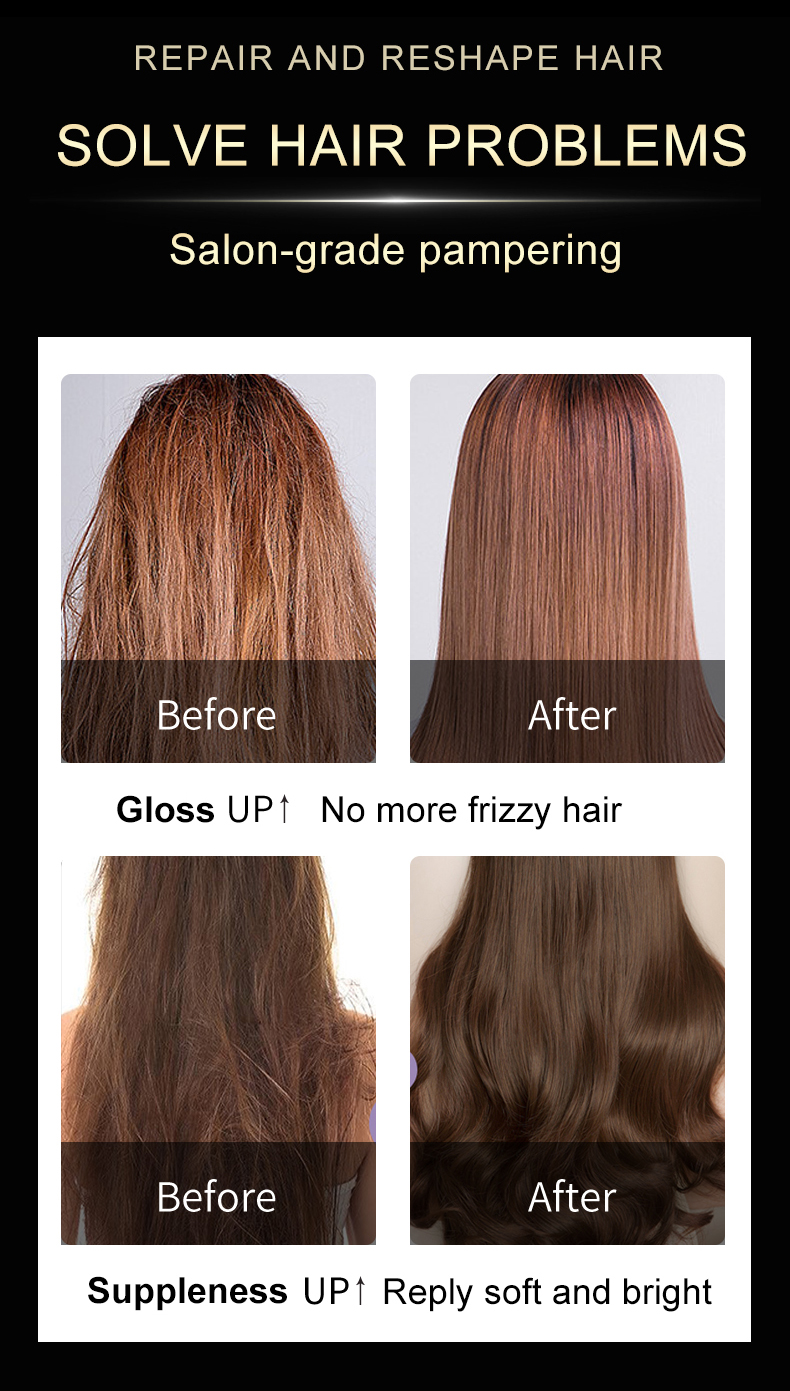 图片[7]-Caviar Extravagant No Evaporation Hair Film Repair Reshape Damaged Hair Deep Nourishing Smoothing Silky Hair Mask Treatment