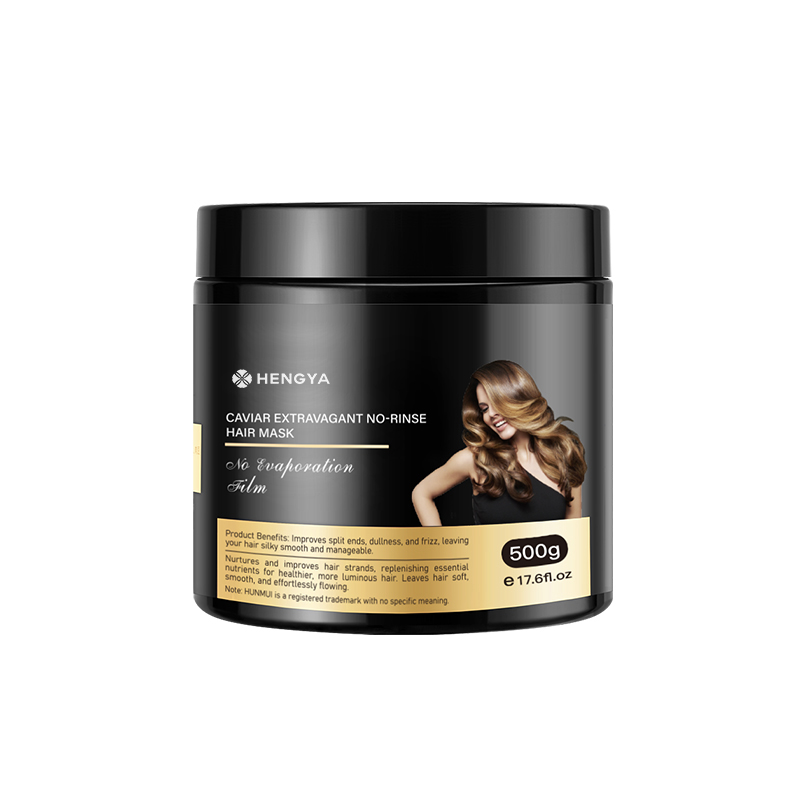 Caviar Extravagant No-Rinse Hair Mask OEM ODM Custom Hair Care Manufacturer Private Label Logo Formula Customization Smooth Renewed Beautiful for Damaged Dry and Frizzy Hair 500g-Hengya Group | Taya (Guangdong) Biotechnology Co., Ltd.