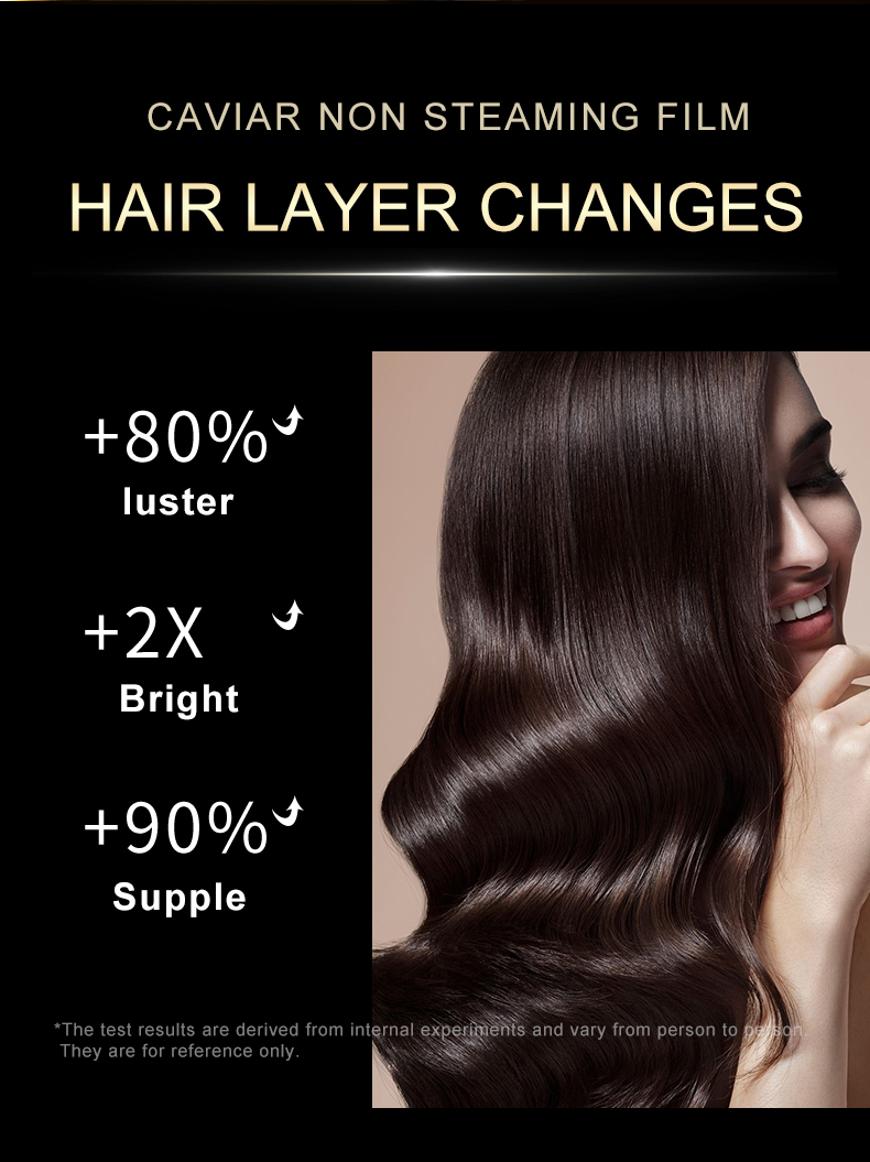 图片[6]-Caviar Extravagant No Evaporation Hair Film Repair Reshape Damaged Hair Deep Nourishing Smoothing Silky Hair Mask Treatment
