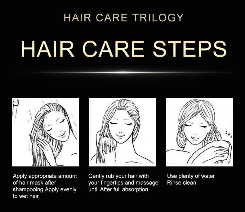 图片[9]-Caviar Extravagant No Evaporation Hair Film Repair Reshape Damaged Hair Deep Nourishing Smoothing Silky Hair Mask Treatment