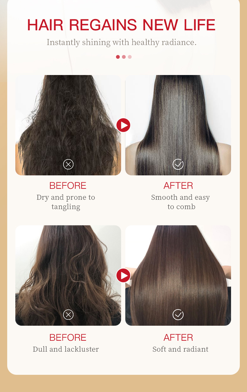 图片[7]-Hair Care Essence Milk Fragrant and Smooth Anti-Frizz Avocado Butter Repair Protect Hair Serum Milk for Damaged Hair