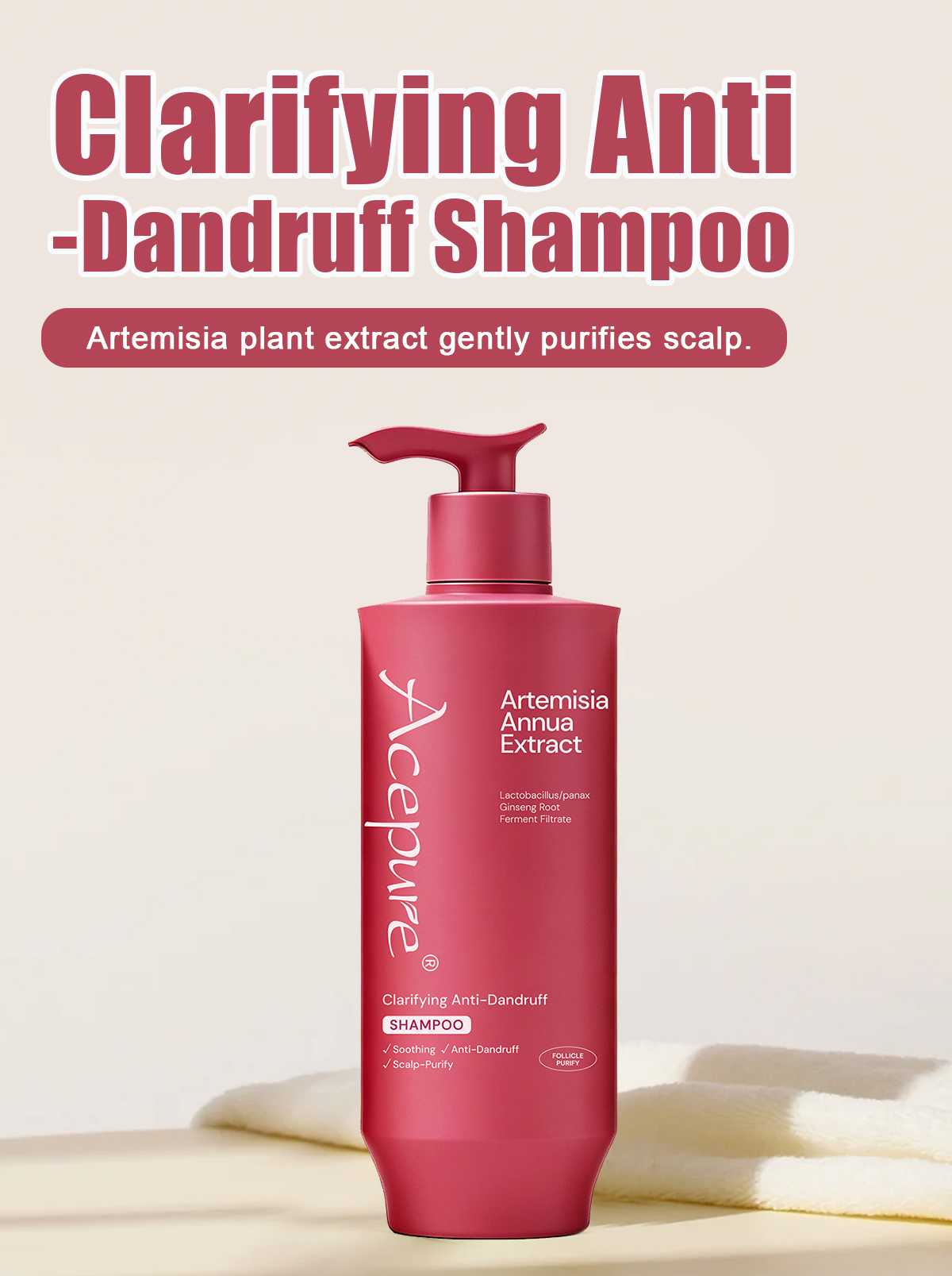 图片[1]-Clarifying Anti Dandruff Shampoo Soothes Itchy Scalp and Balances Sebum