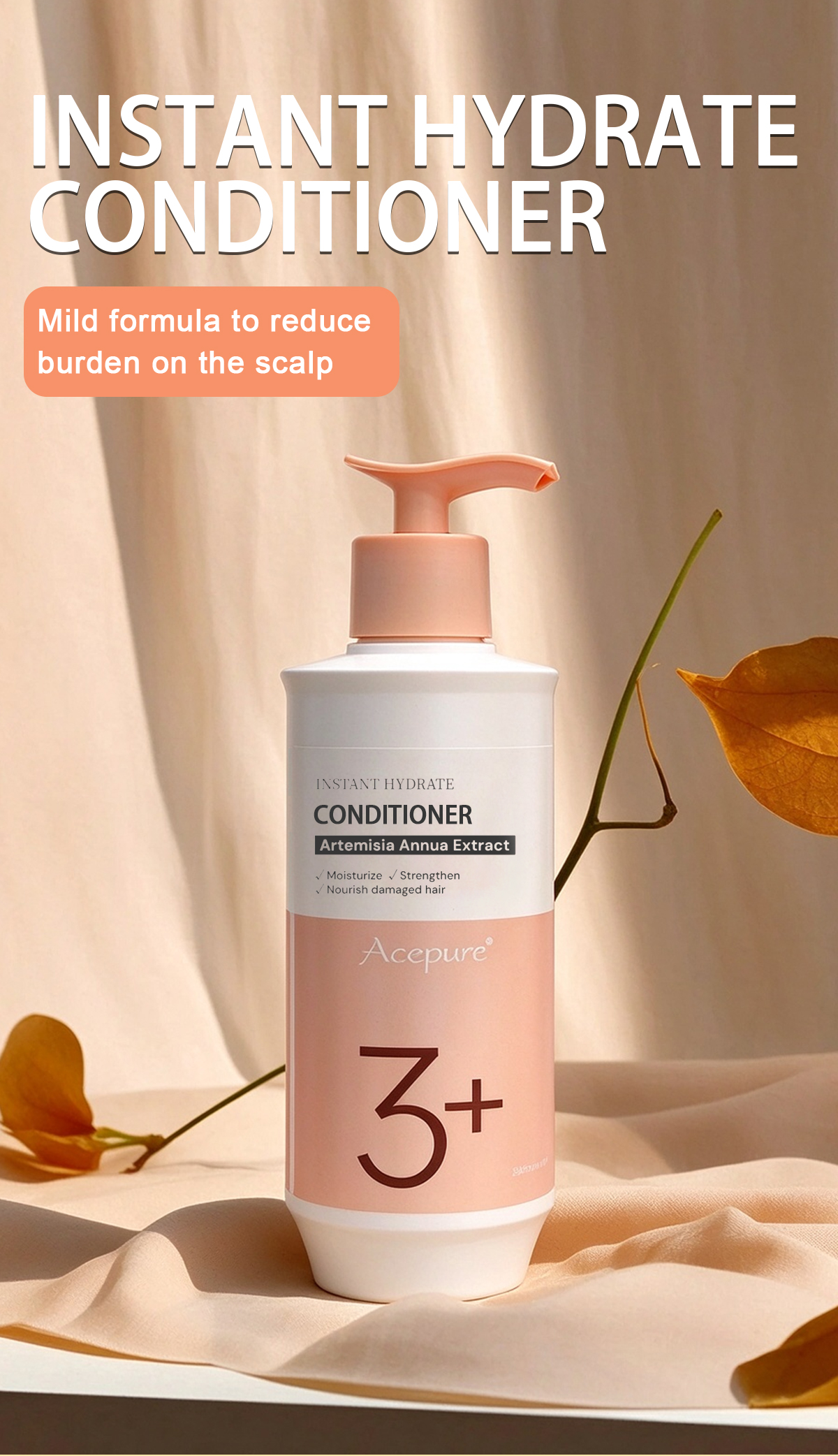 图片[1]-Aronia Extract Hair Conditioner Mask Repair Damage Enhance Elasticity Smooth Shine Mild Formula OEM ODM Private Label Custom Logo Manufacturer for Dry Dull Straw-Like Hair