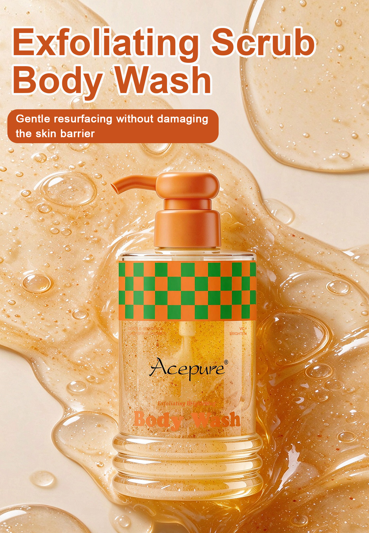 图片[1]-PrivateLabel Moisturizing Skin Body Wash Exfoliating and Whitening Shower Gel