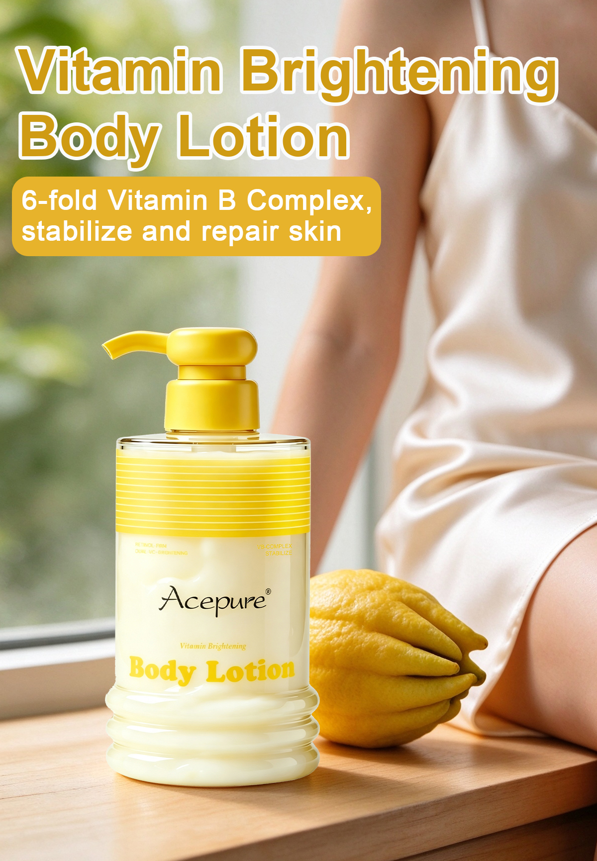 图片[1]-Custom Private Label Organic Vitamin C Lotion Body Cream Moisturizing Whitening Body Lotion for Black Skin