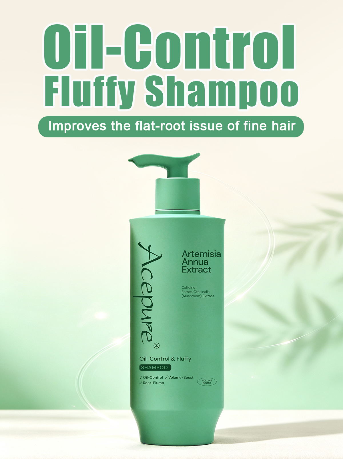 图片[1]-Oil Control Fluffy Shampoo Lifts Roots and Eliminates Greasy Flat Hair