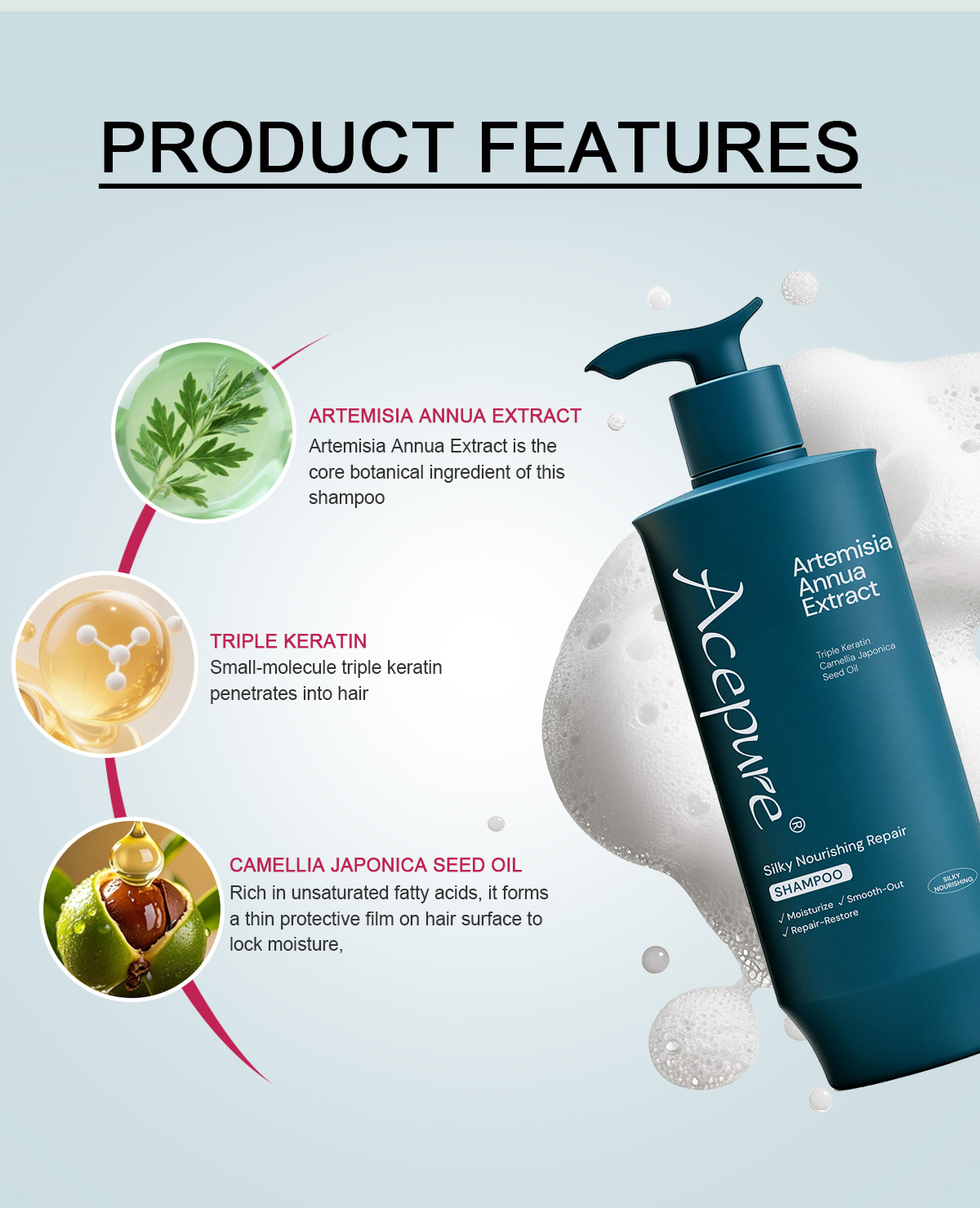 图片[6]-Silky Nourishing Repair Shampoo Repairs Hair Core and Reduces Breakage