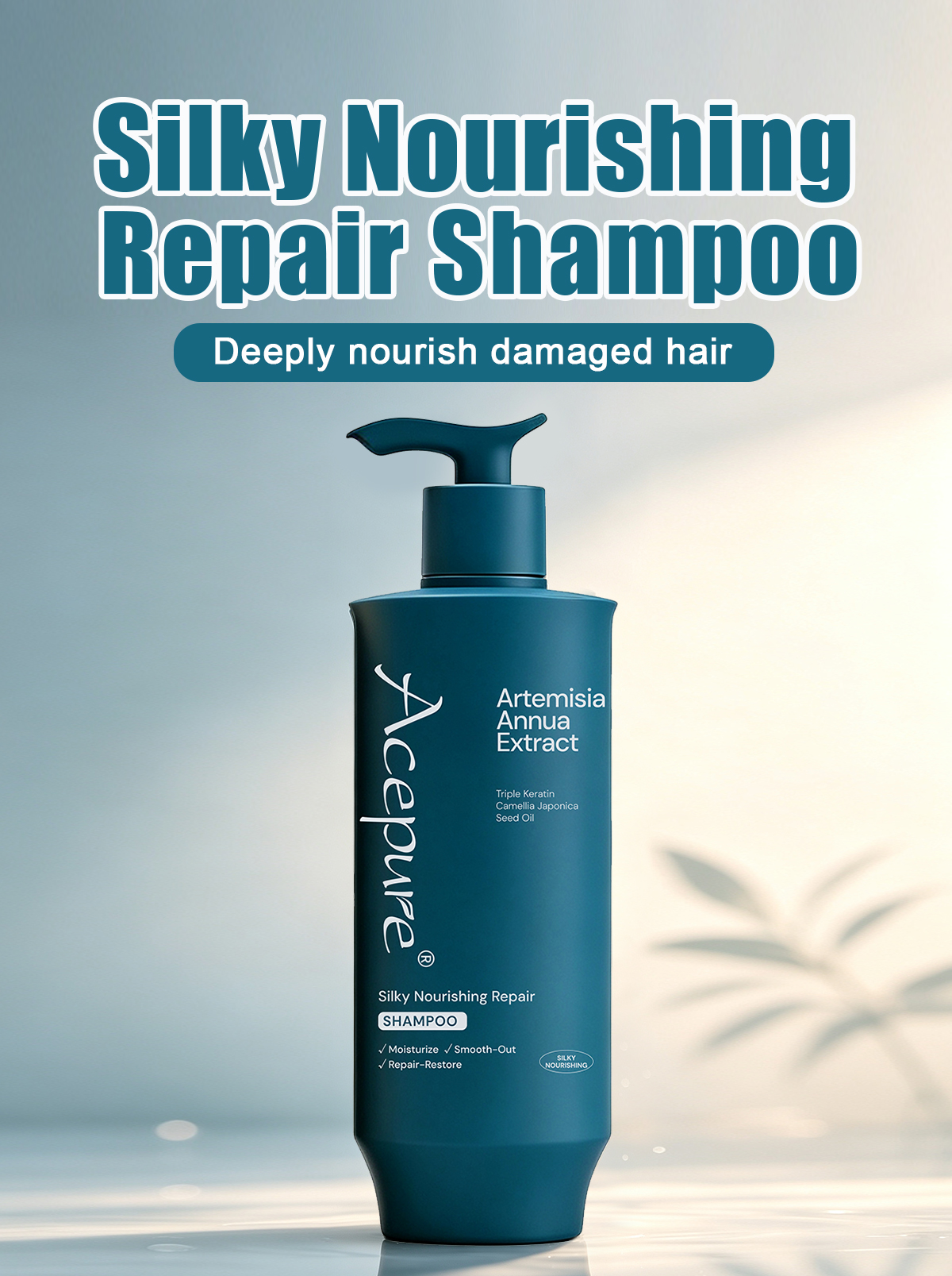 图片[1]-Silky Nourishing Repair Shampoo Repairs Hair Core and Reduces Breakage