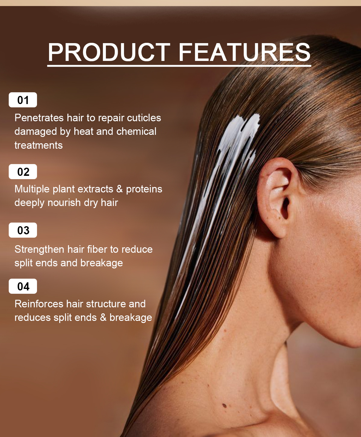 图片[4]-Moisturizing Repair Hair Mask Repairs Damage and Reduces Breakage
